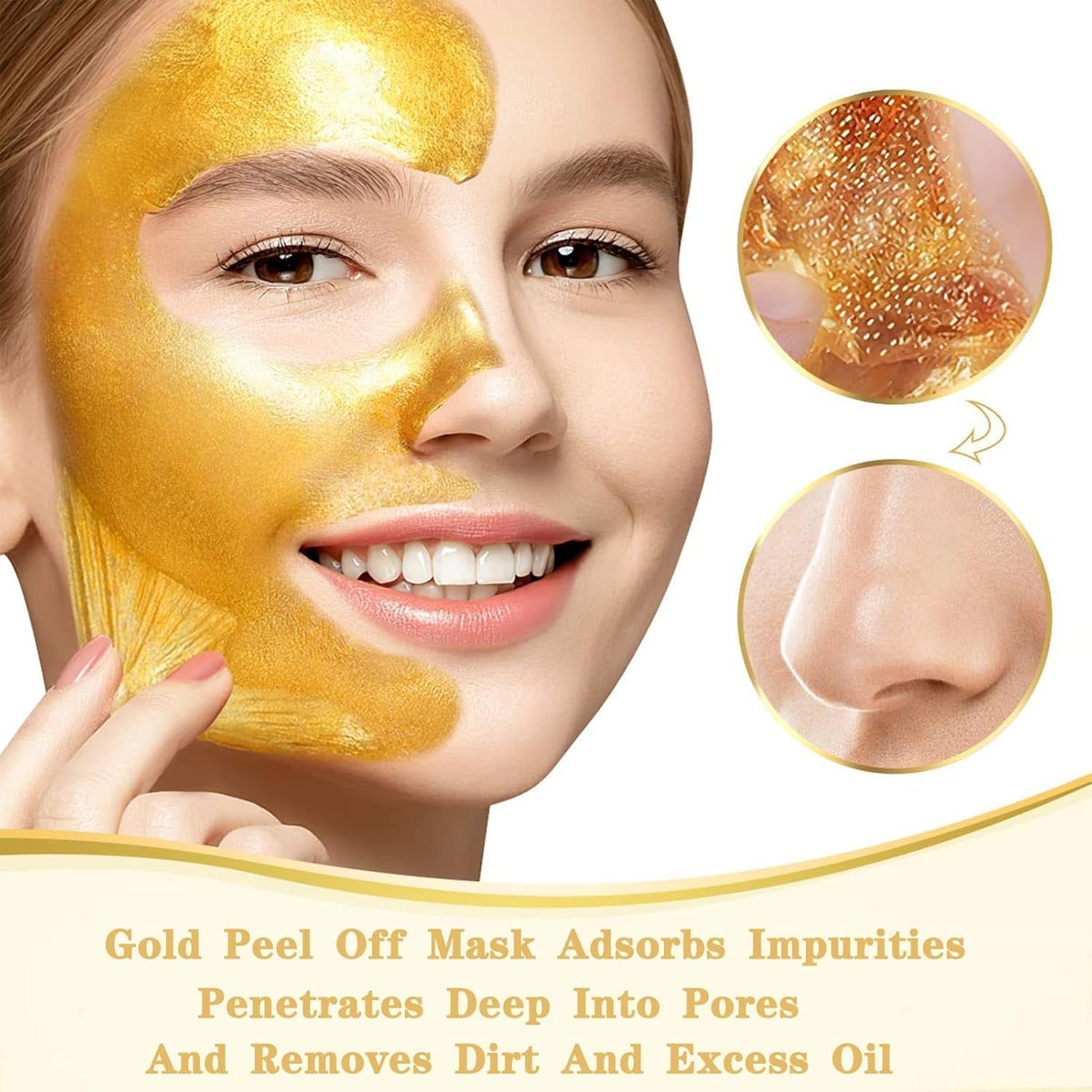 98.4% Golden Peel off Mask